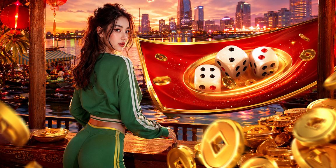 Người chơi tài xỉu tại Cần Thơ với xúc xắc và bàn cược trong không khí sôi động