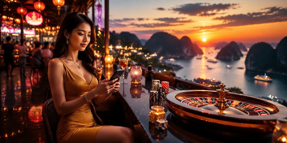 Không khí lễ hội roulette tại Vịnh Hạ Long kết hợp trải nghiệm casino trực tuyến