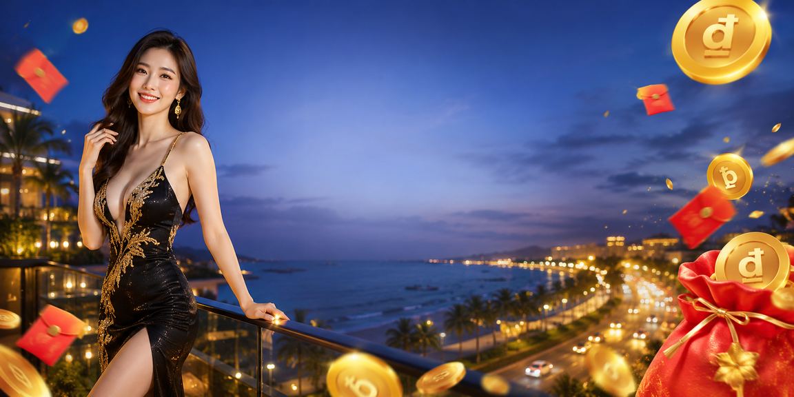 Người chơi tại Mũi Né nhận phong bì đỏ thưởng và tham gia cược trực tuyến trên bãi biển